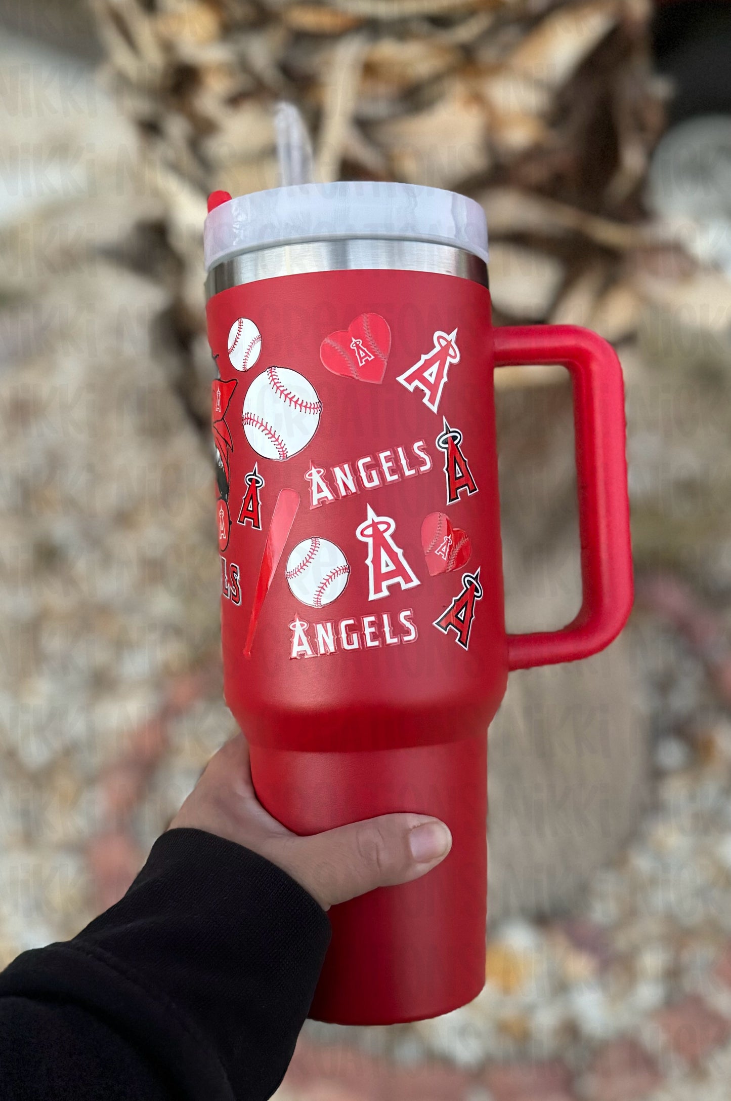 40oz LA Angels tumbler