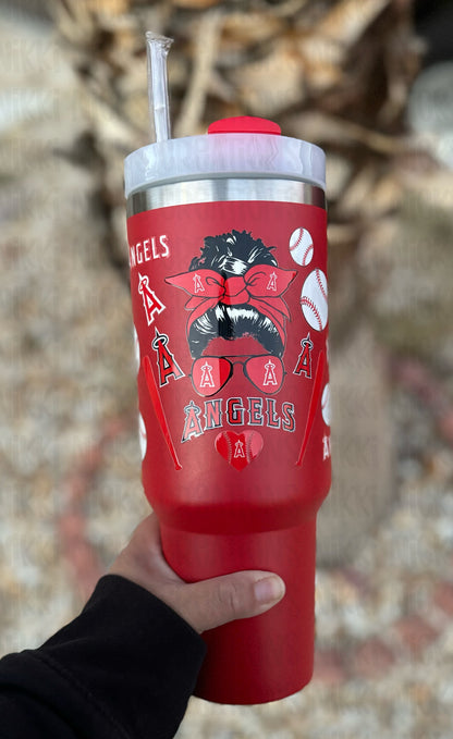 40oz LA Angels tumbler