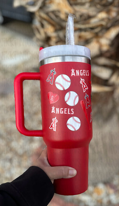 40oz LA Angels tumbler