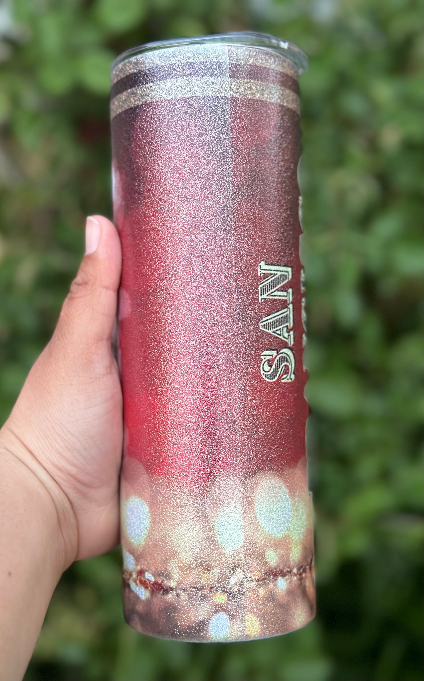 San Francisco 49ers girl tumbler