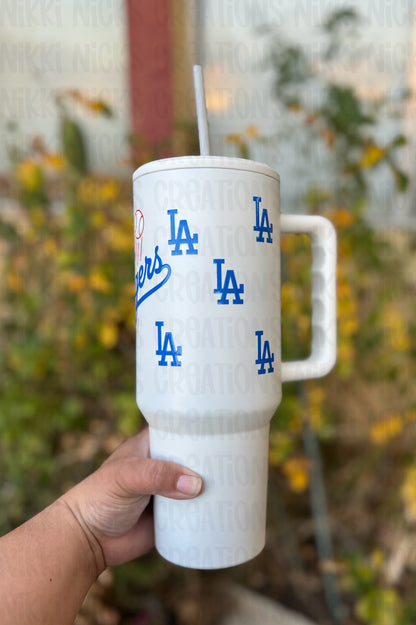 40oz LA Dodgers tumbler