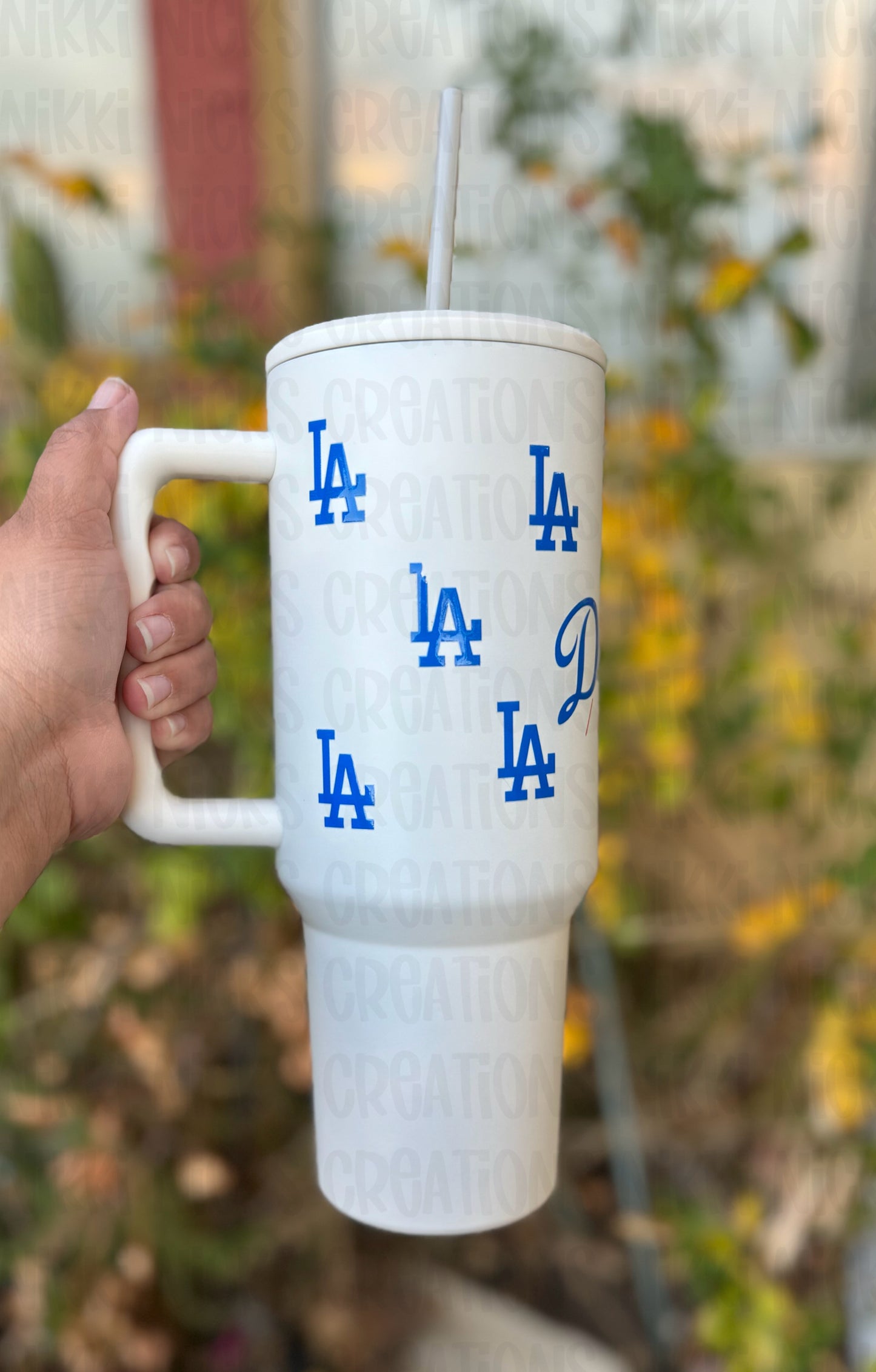 40oz LA Dodgers tumbler