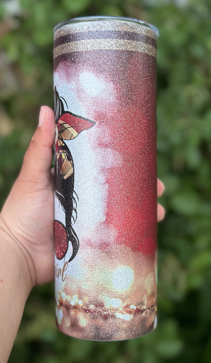 San Francisco 49ers girl tumbler