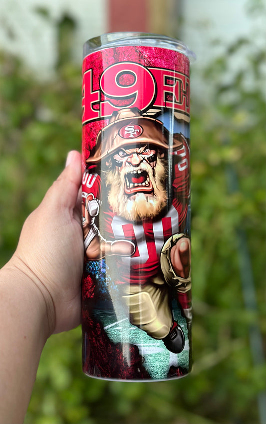 San Francisco prospector 49ers tumbler