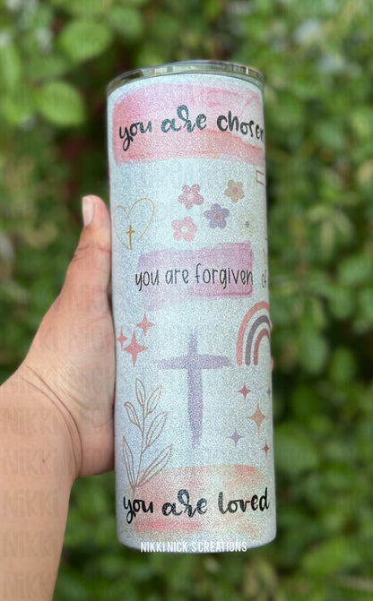 Faith reminders tumbler