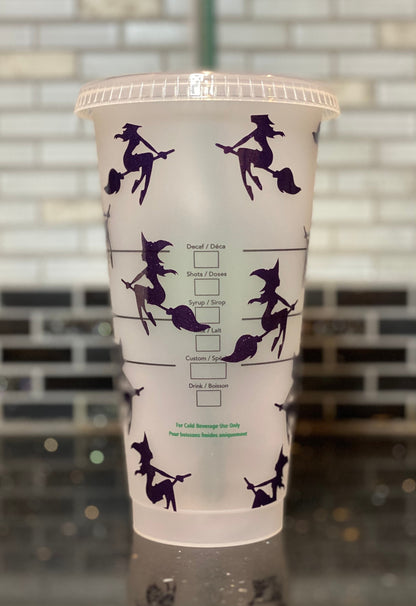 Witches brew Starbucks cold cup