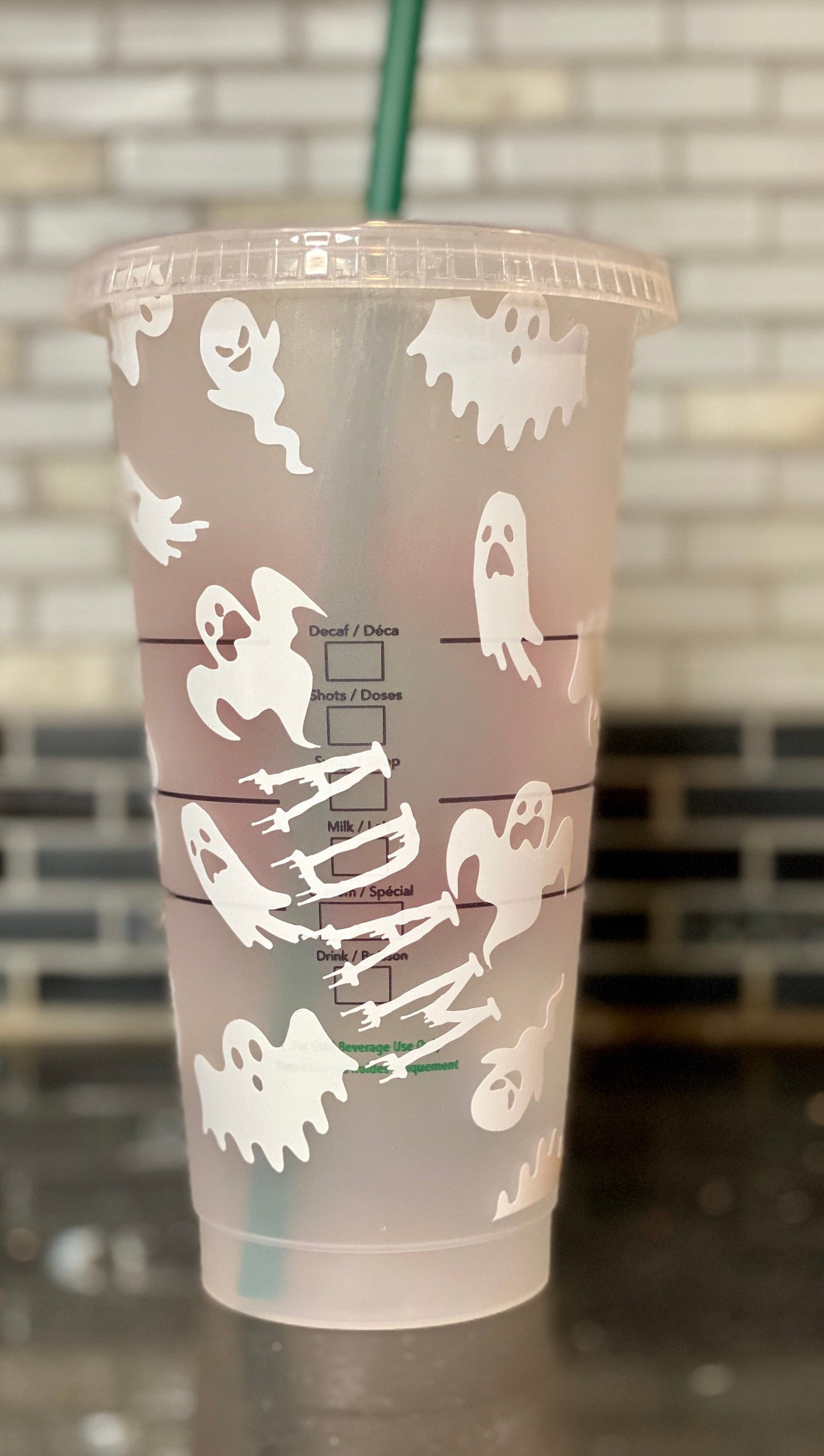 Ghostbusters inspired starbucks cup