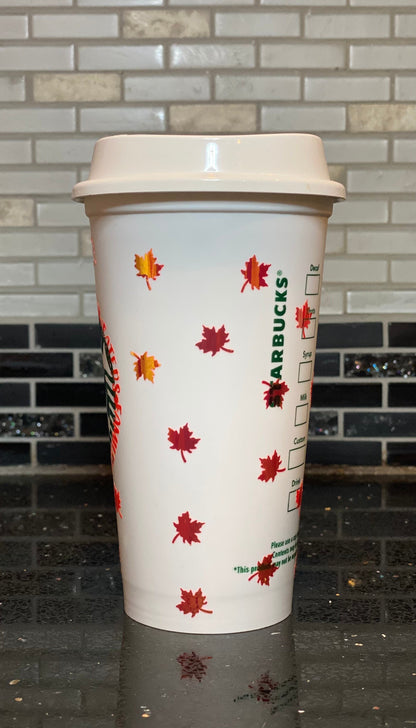 Fall Season Starbucks hot cup