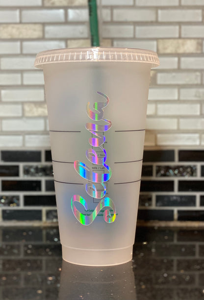 Bride Starbucks cold cup