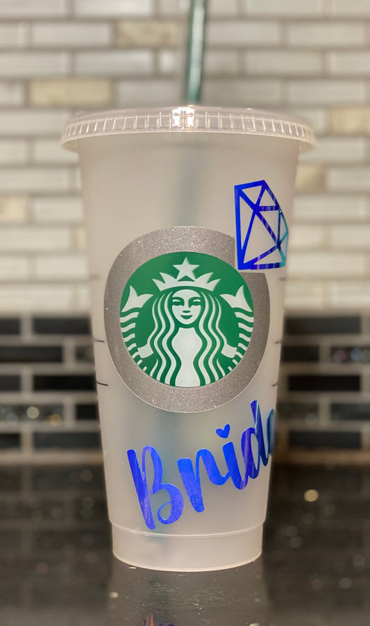 Bride Starbucks cold cup