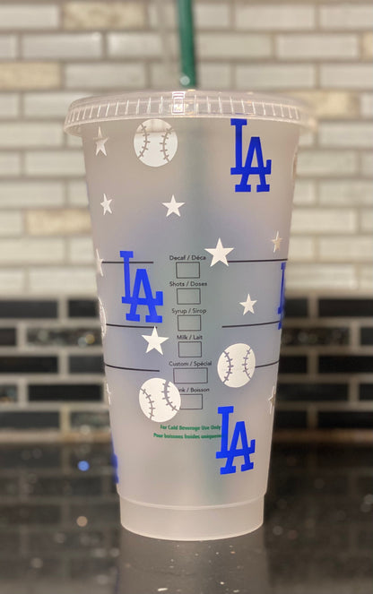 Dodgers Starbucks cup