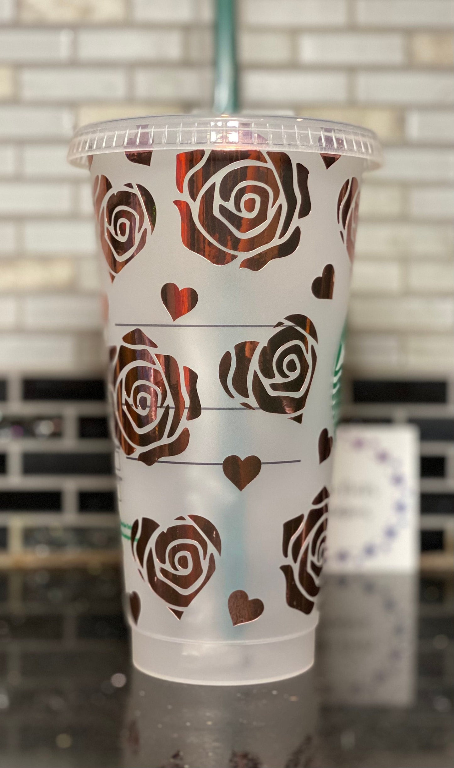 Roses Starbucks cup