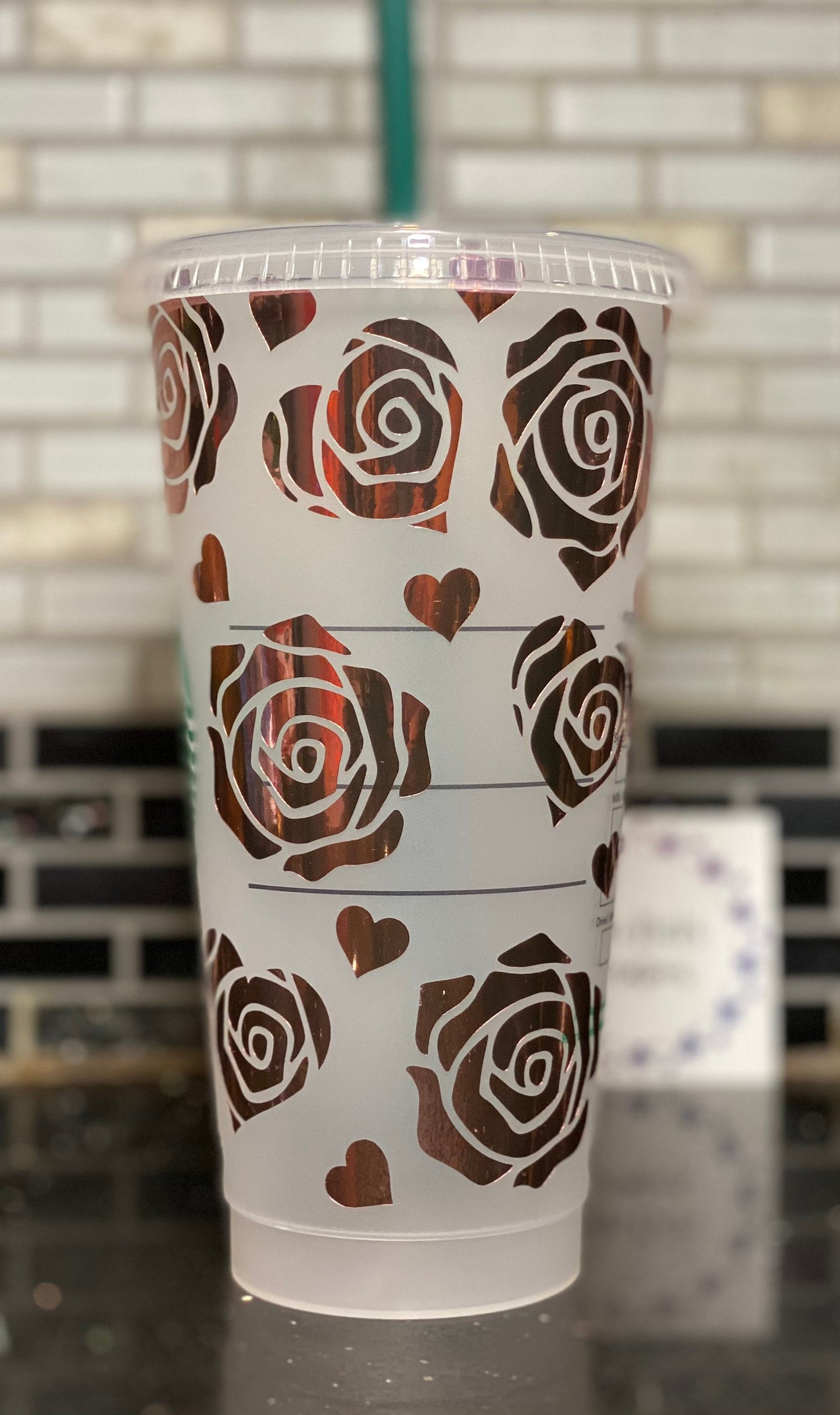 Roses Starbucks cup