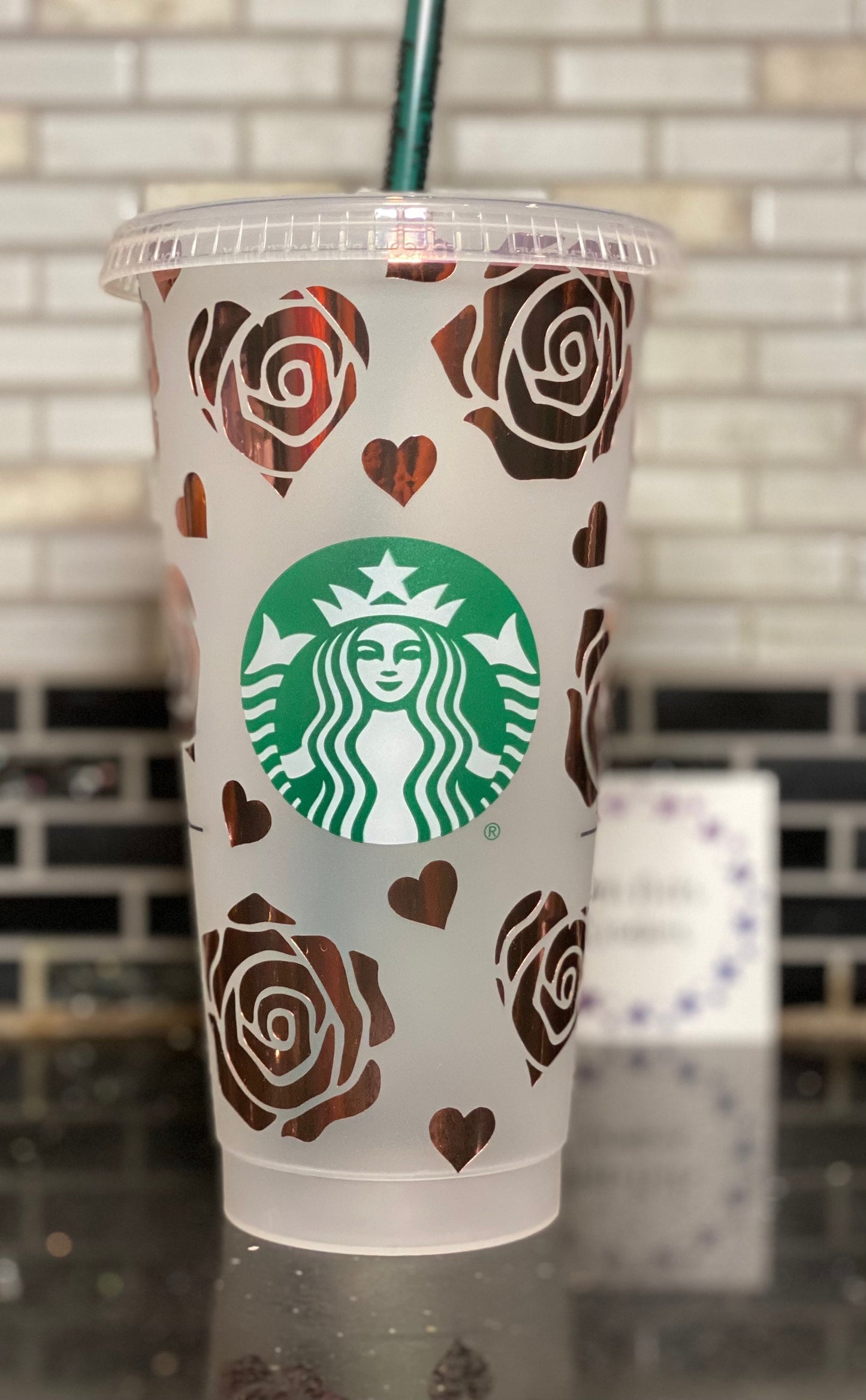 Roses Starbucks cup