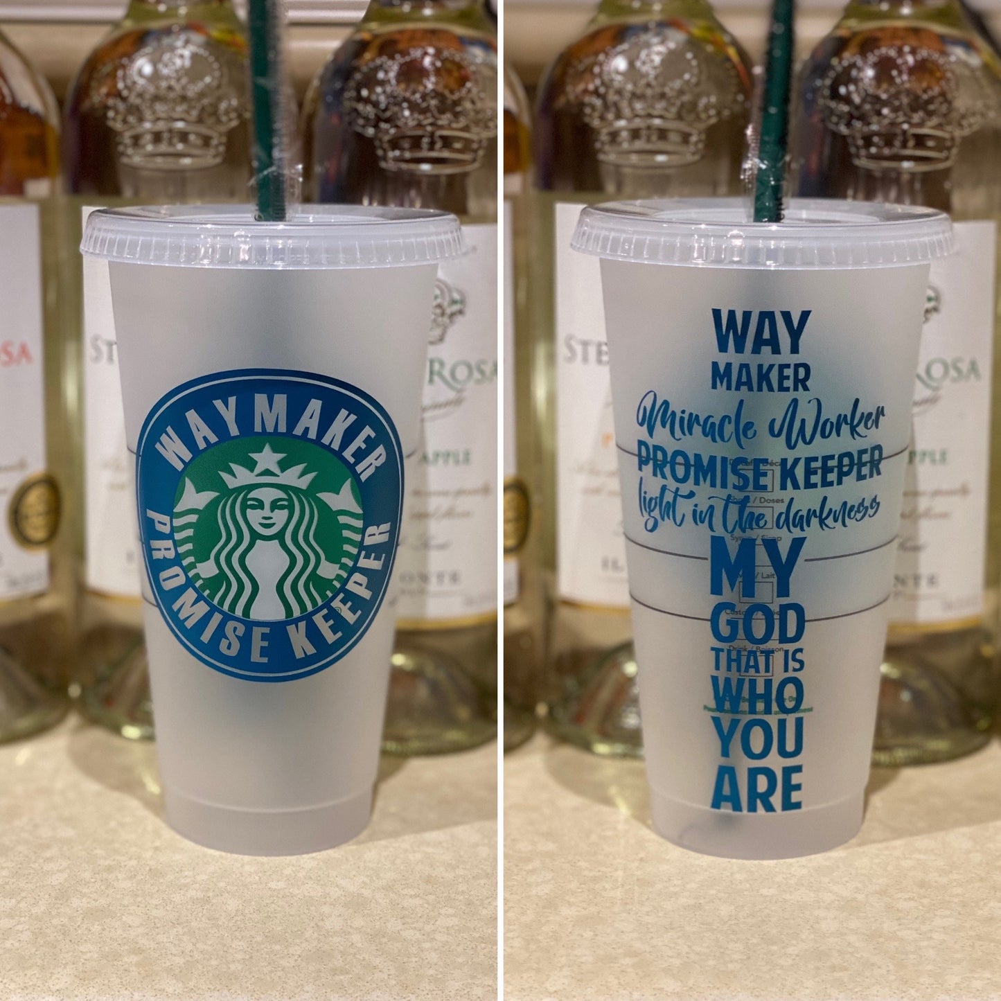 Waymaker Starbucks cup