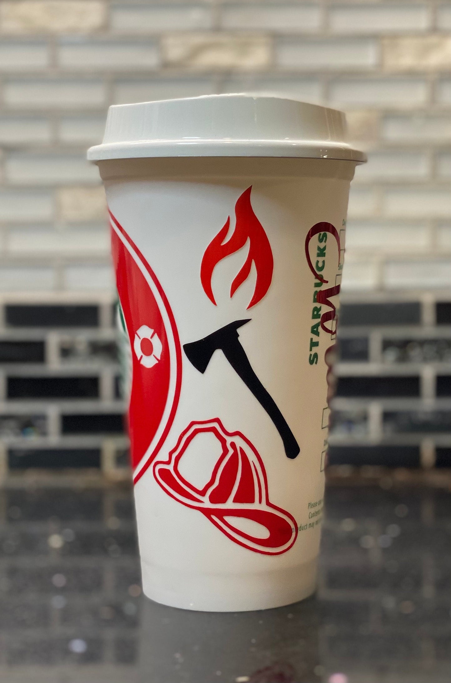 Fire wife Starbucks hot cup