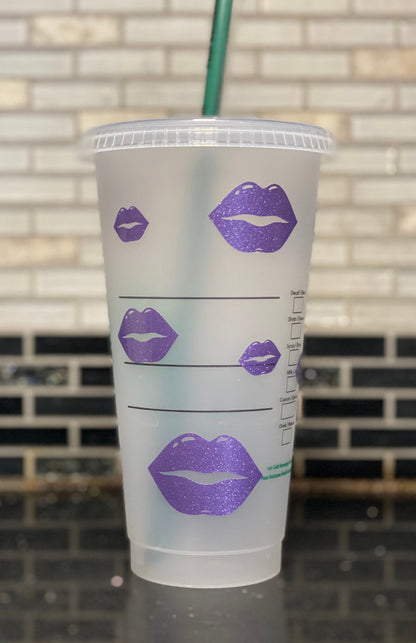 Lips Starbucks cup