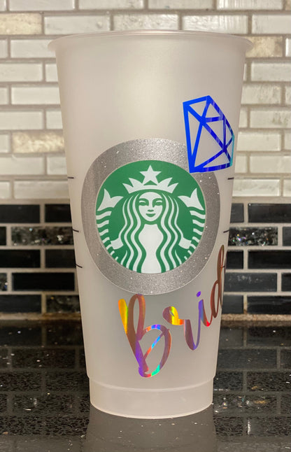 Bride Starbucks cold cup