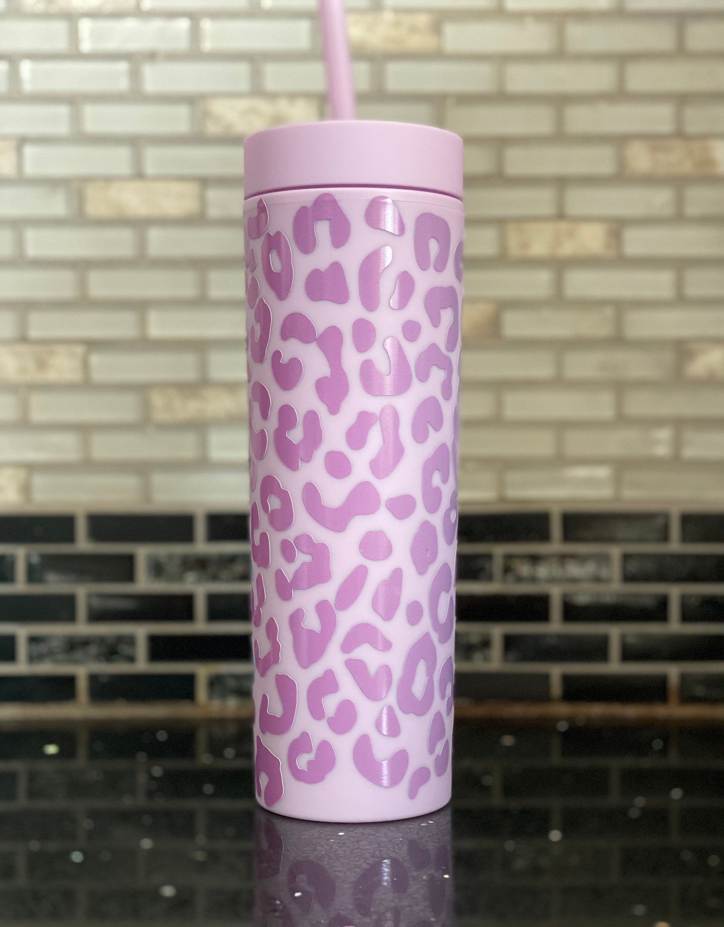 Personalized Leopard Tumbler