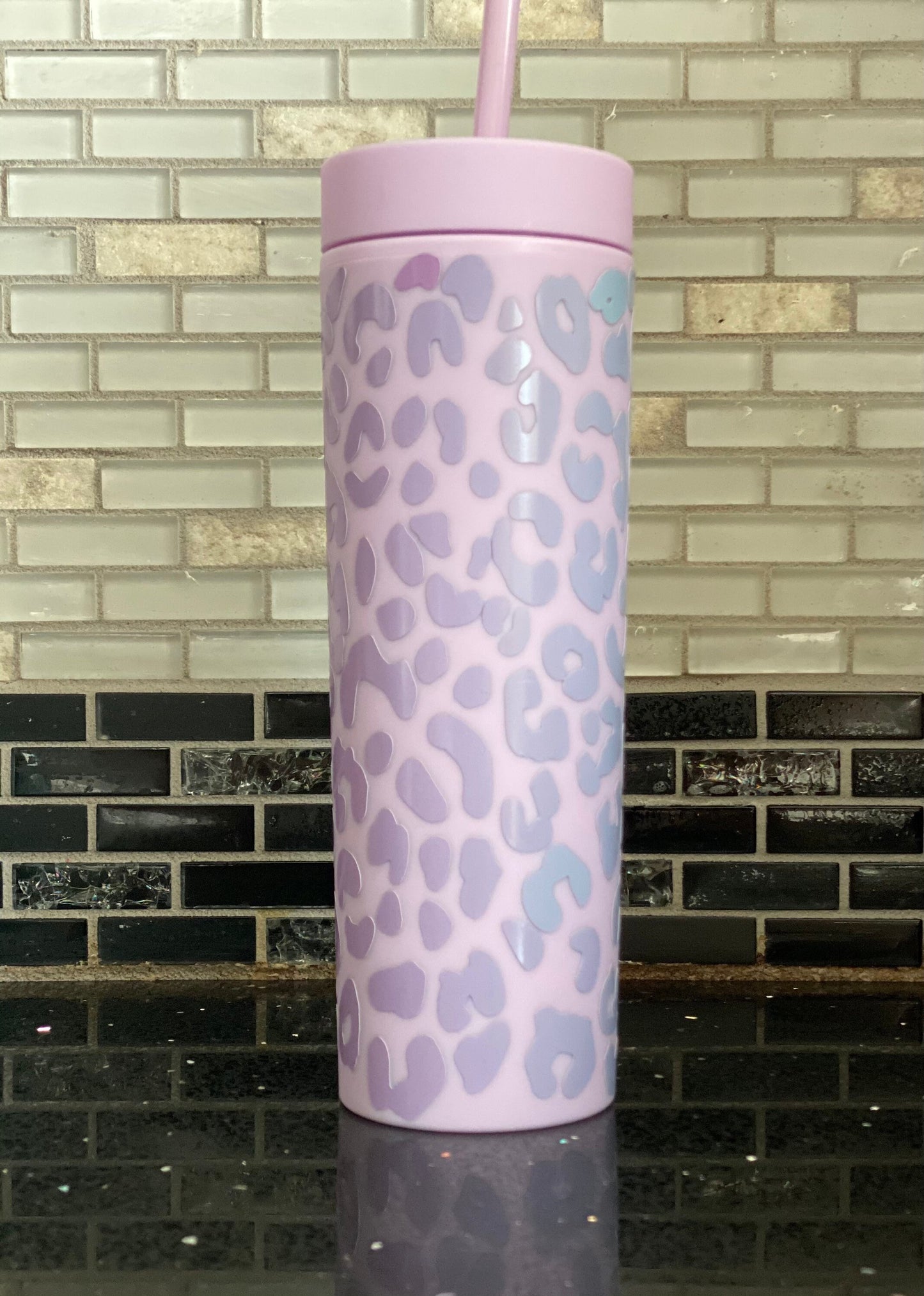 Personalized Leopard Tumbler