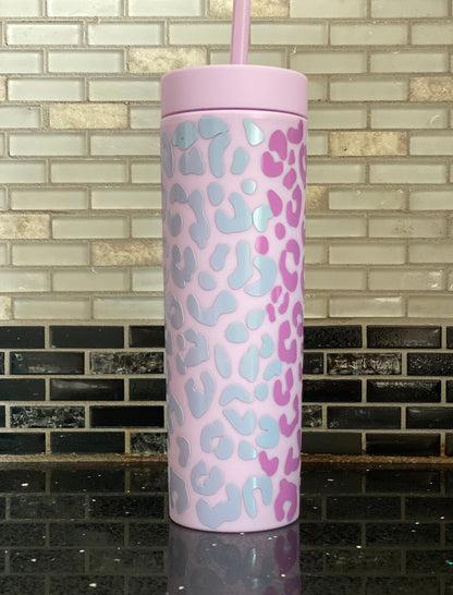 Personalized Leopard Tumbler