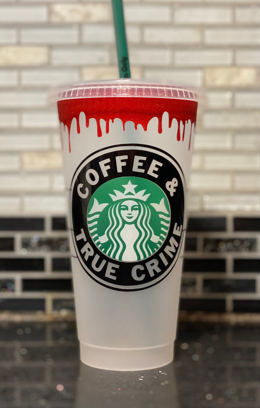 Coffee and true crime cup