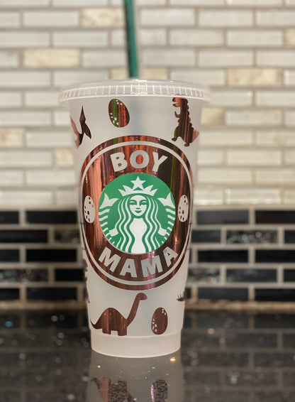 Boy mama Starbucks cup