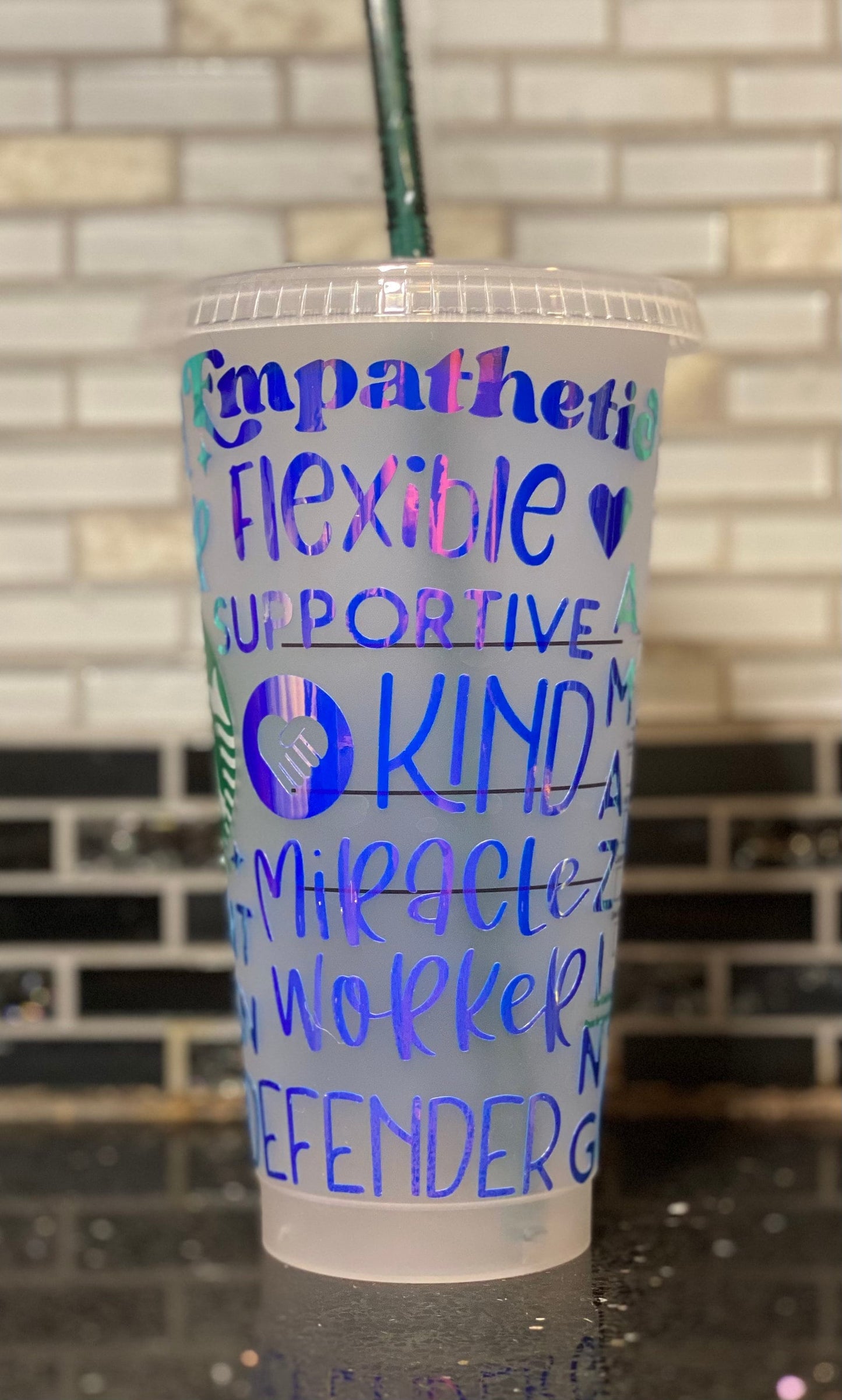 Social worker starbucks cup