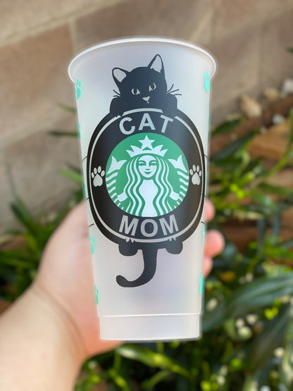 Cat mom Starbucks cup