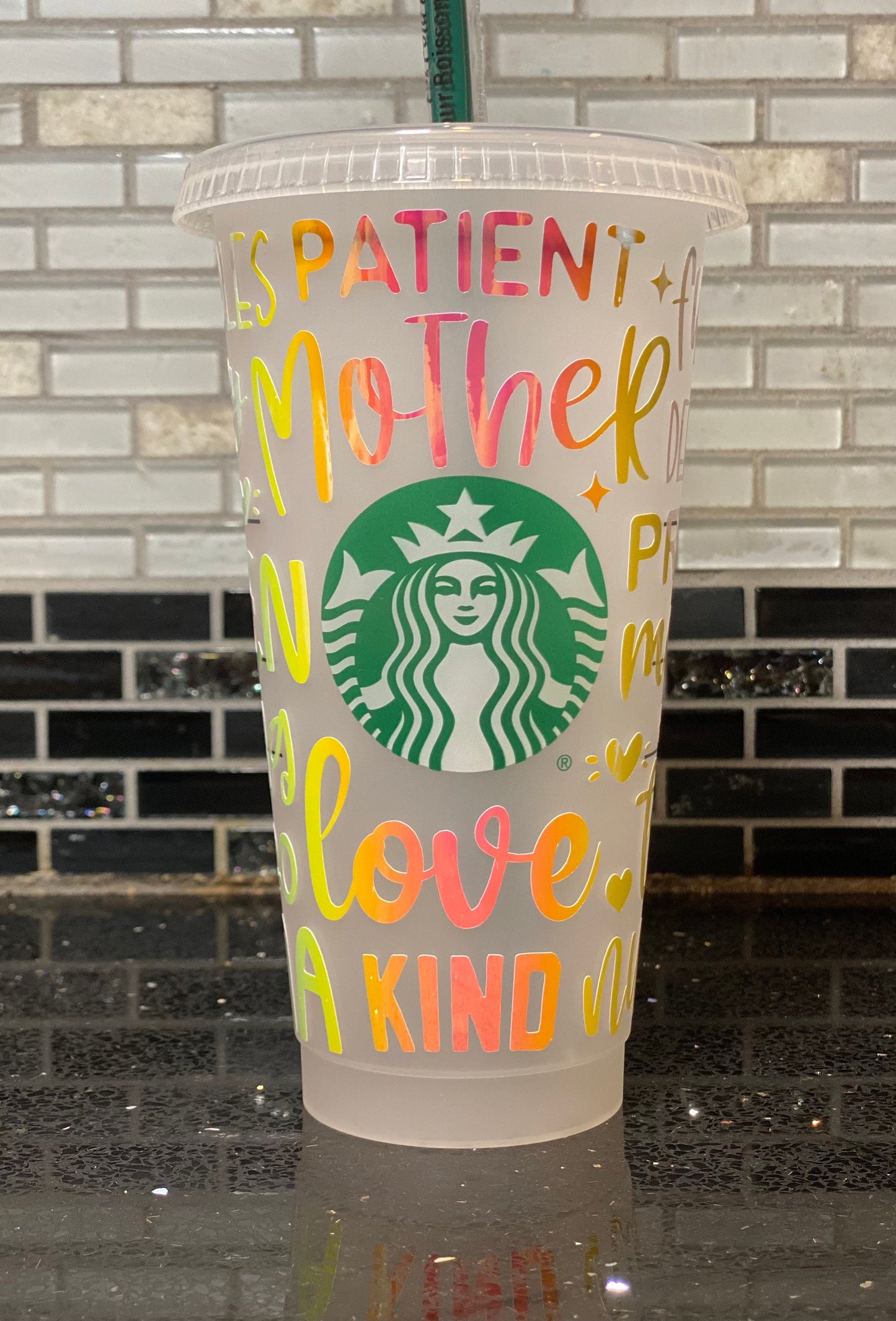 Mother starbucks cup