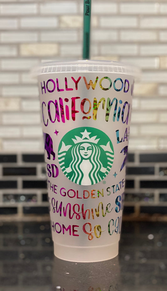 California Starbucks cup