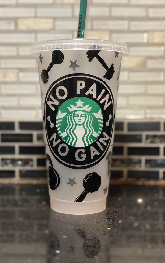 Work out Starbucks cup