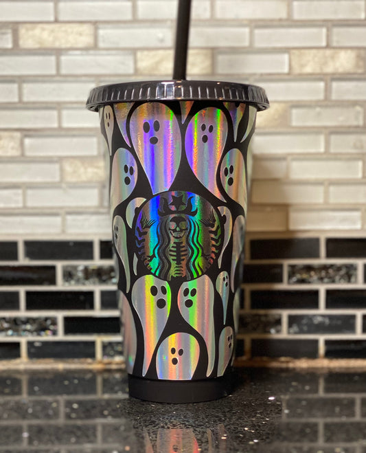 Halloween Ghost themed cup