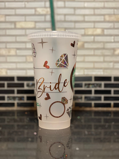 Bride to be starbucks cup