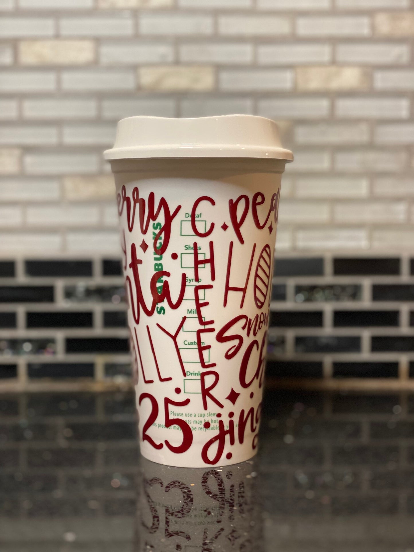 Christmas Starbucks hot cup