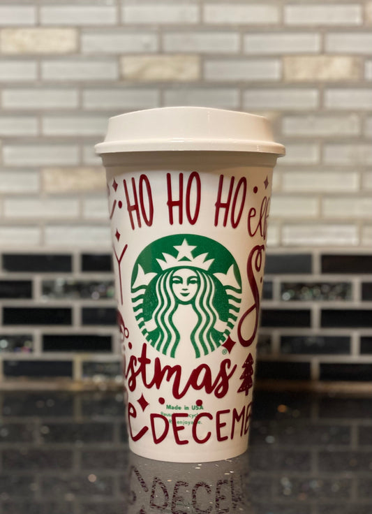 Christmas Starbucks hot cup