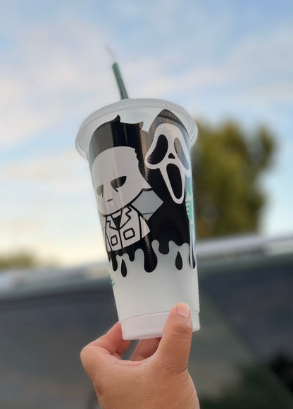 Horror villains Starbucks cup