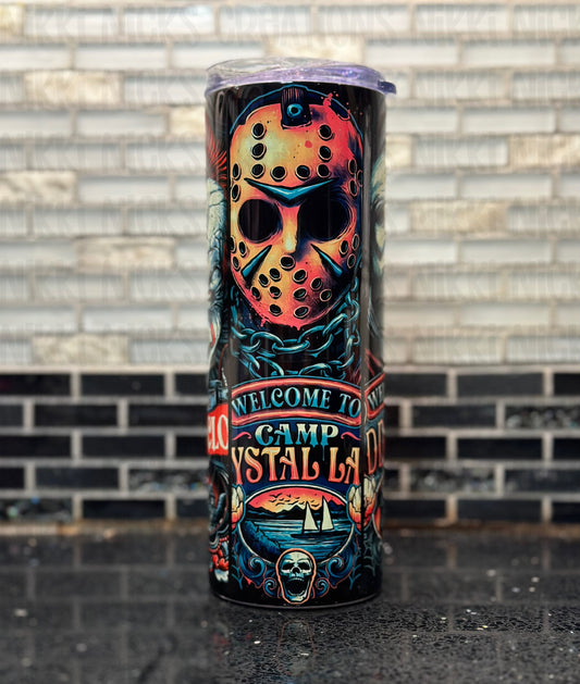 Horror villains tumbler