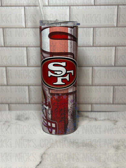 San Francisco 49ers tumbler