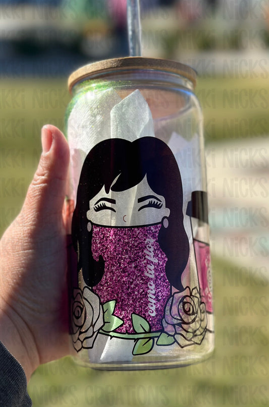 Selena coffee glass can